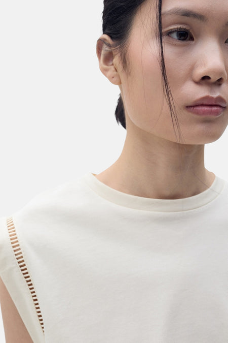 Top (zonder mouwen) Beige - MANGO