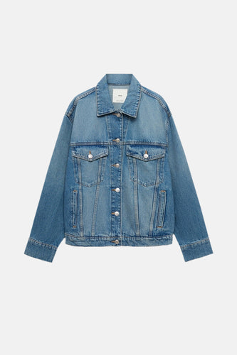 Jeansjas - Mid blue denim
