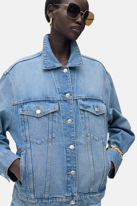 Veste en jean - Mid blue denim