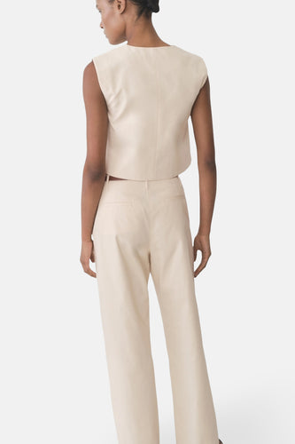 Broek - ecru - MANGO