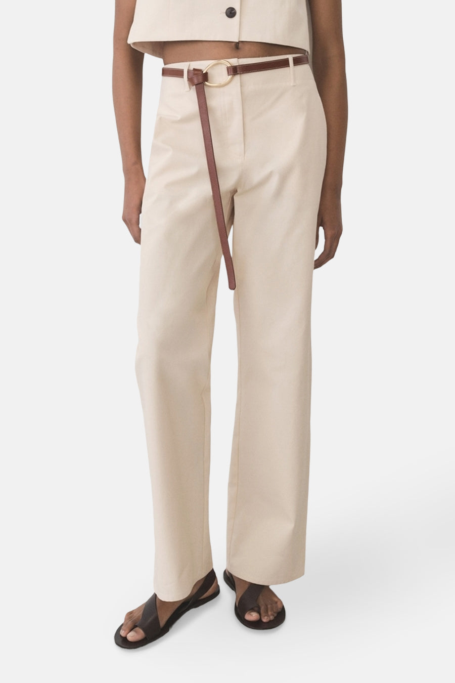 Broek - ecru - MANGO