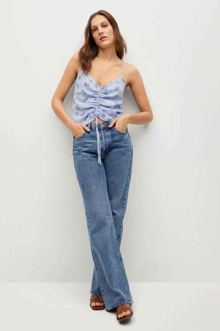 Top - blauw