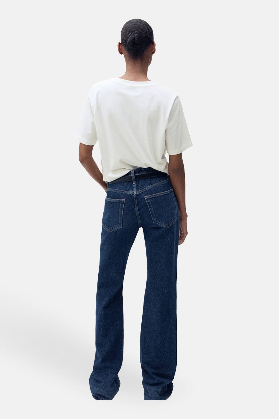 Wit T-shirt met korte mouwen van MANGO, met een casual pasvorm en eenvoudige styling.

