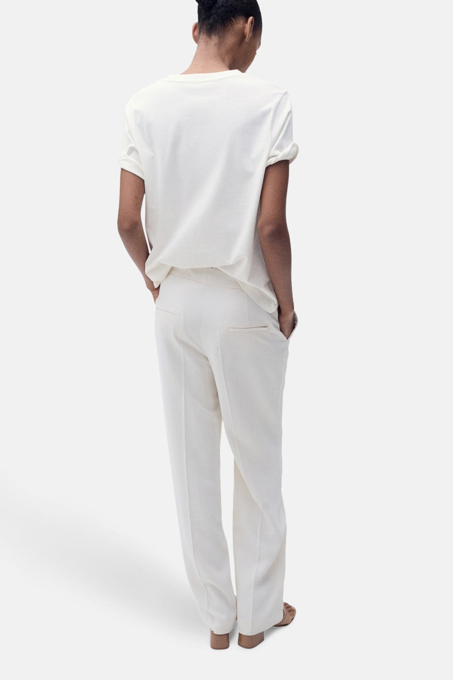 T-shirt à manches courtes - Blanc - MANGO