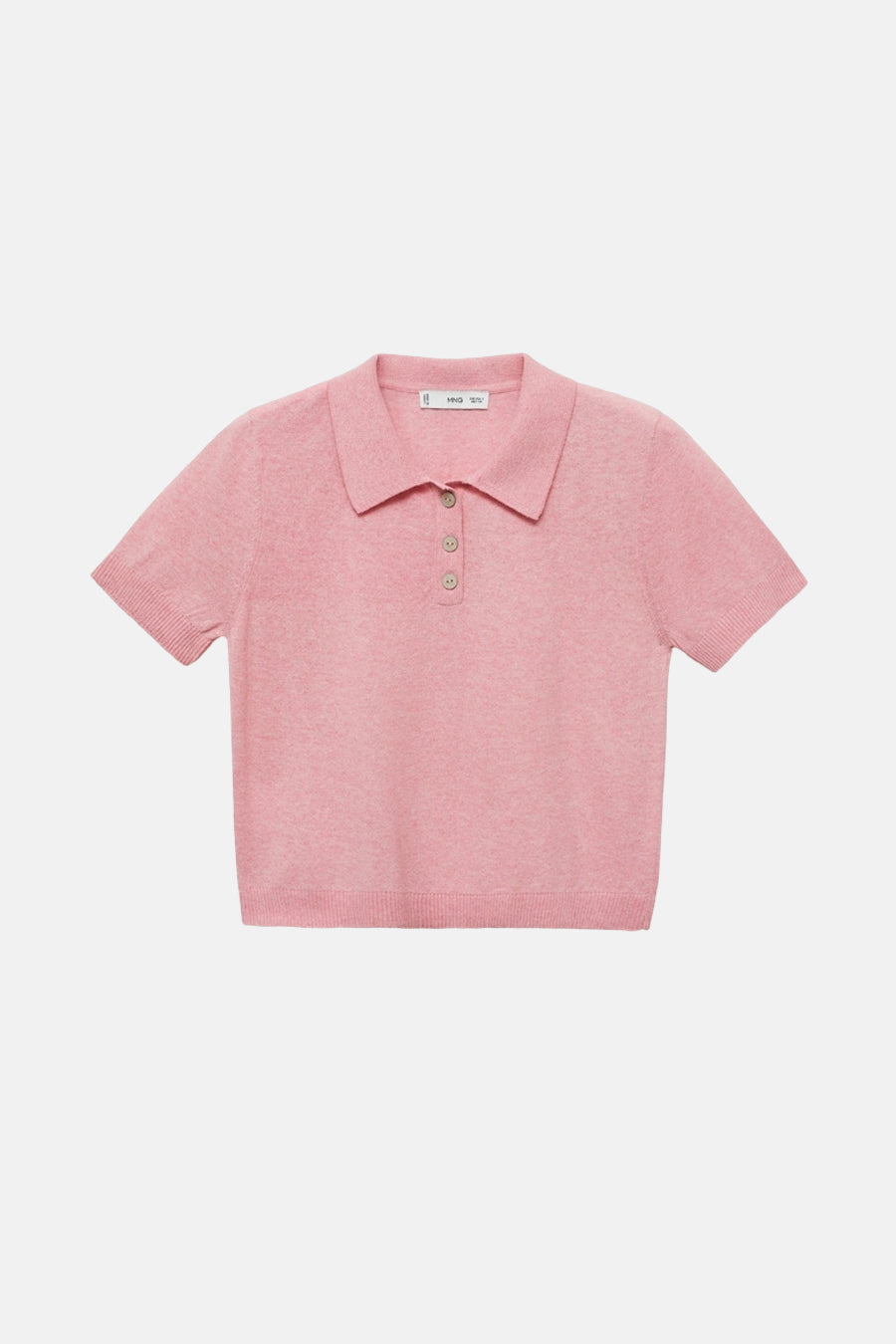 Polo met korte mouwen - roze - MANGO