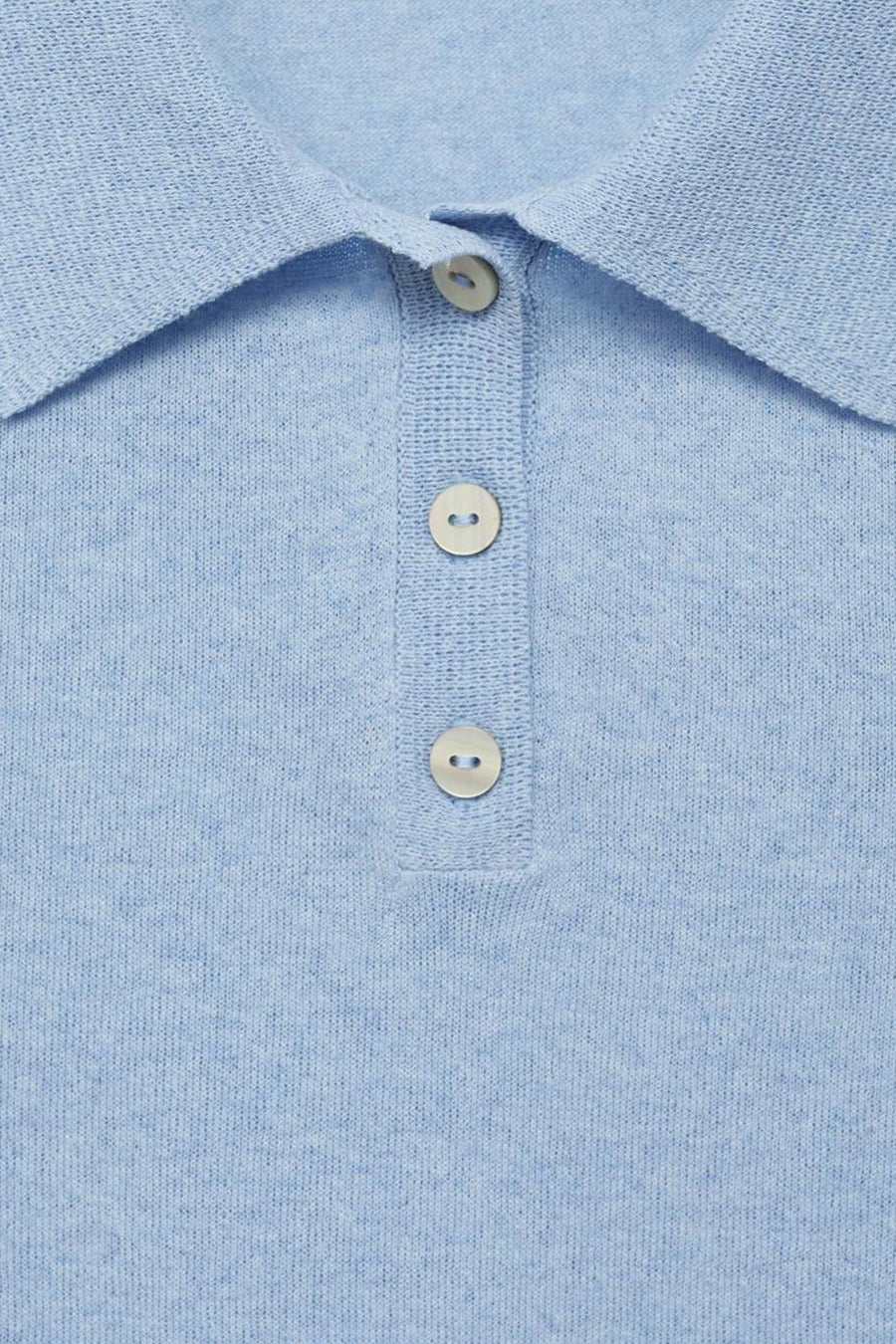 Polo met korte mouwen - blauw - MANGO