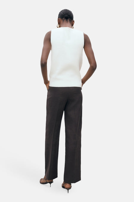 Blouse (zonder mouwen) Ecru - MANGO