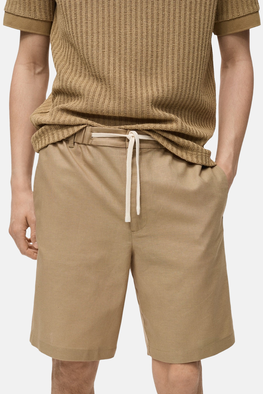 Short - beige - MANGO