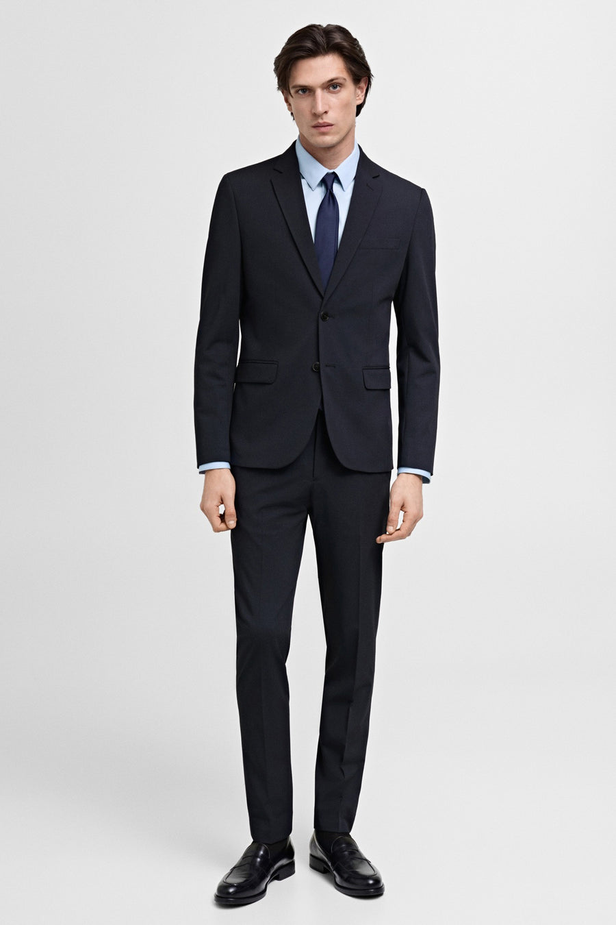 Blazer - blauw - MANGO