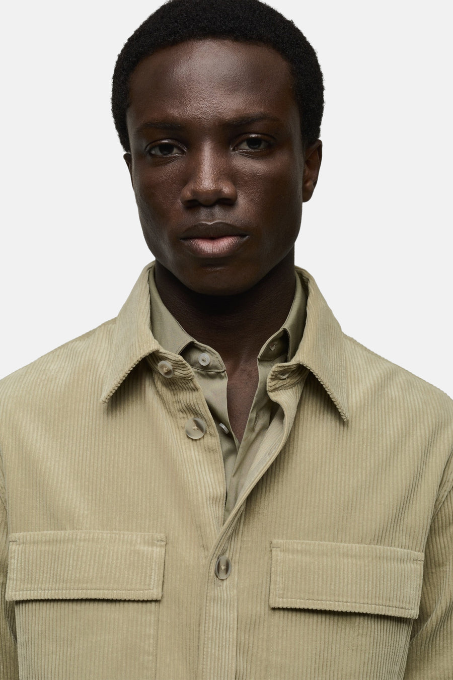 Chemise à manches longues - vert - MANGO