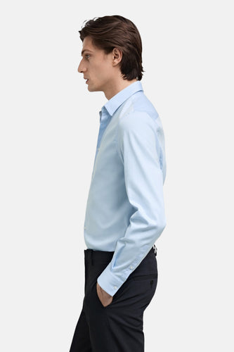 Hemd met lange mouwen - blauw - MANGO