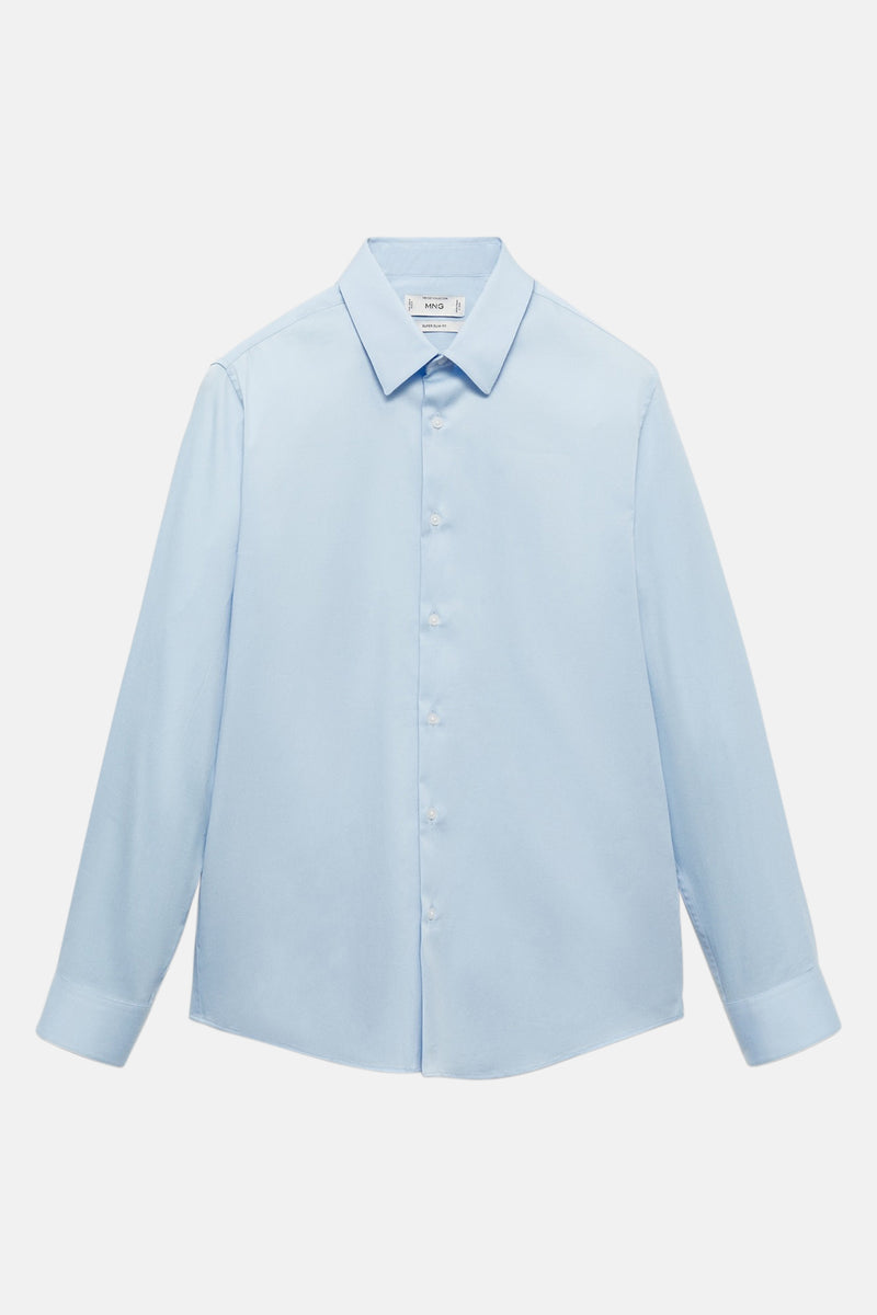 Chemise (manches longues) Bleu - Mango