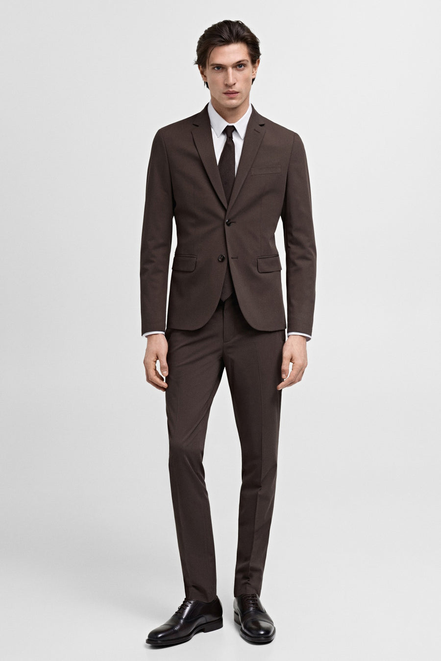 Hemd met lange mouwen - wit - MANGO