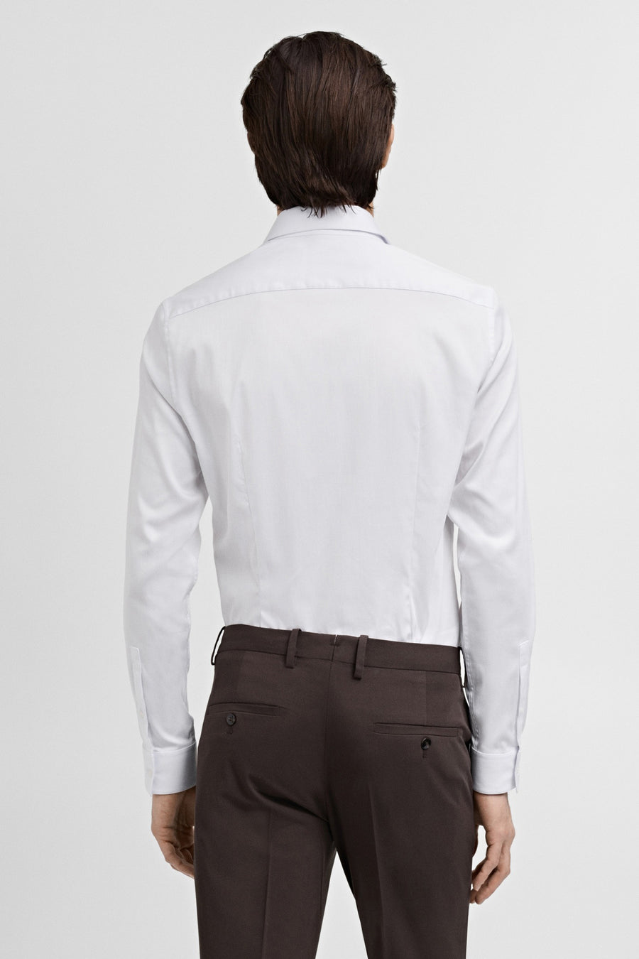 Hemd met lange mouwen - wit - MANGO