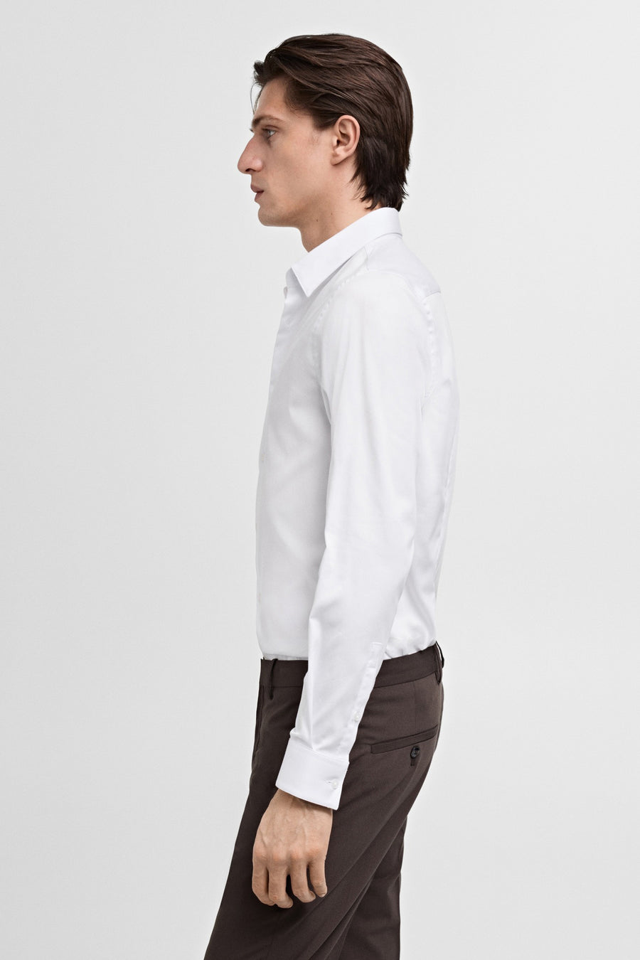 Hemd met lange mouwen - wit - MANGO