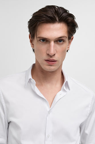 Hemd met lange mouwen - wit - MANGO