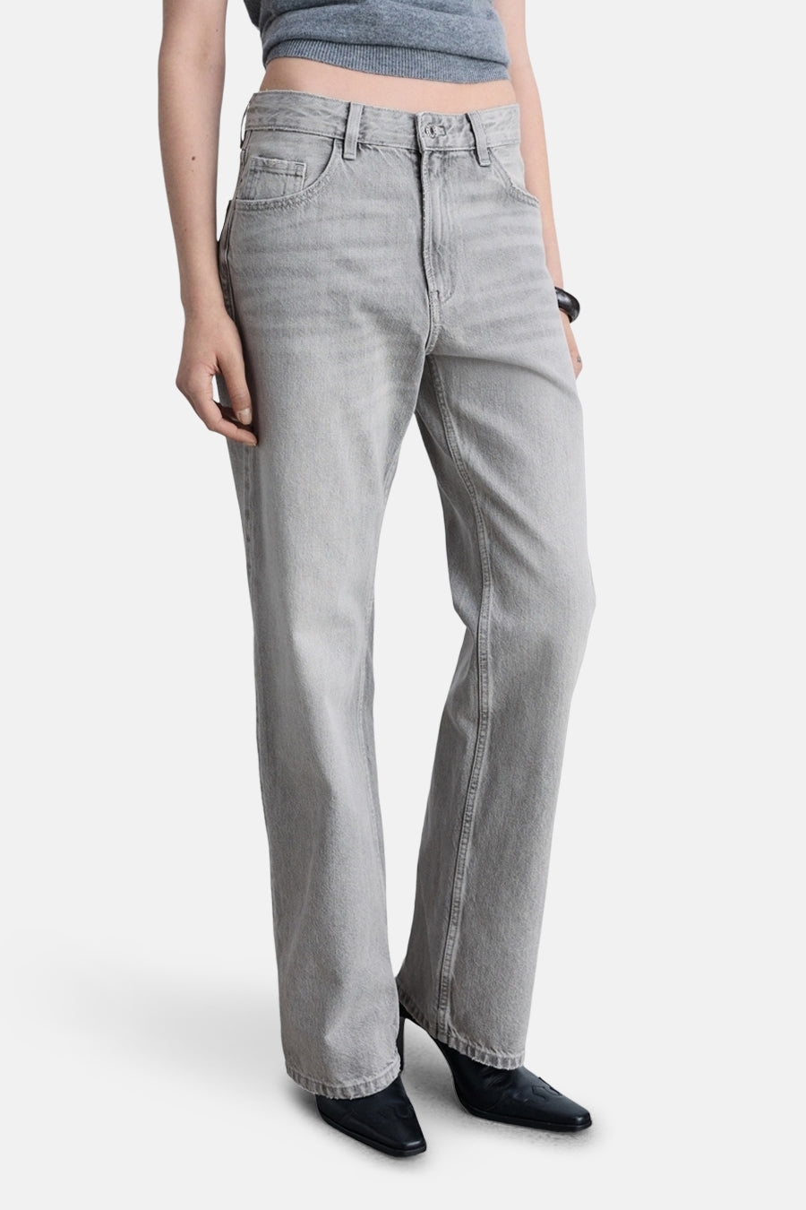 MIAMI MANGO - mid grey denim