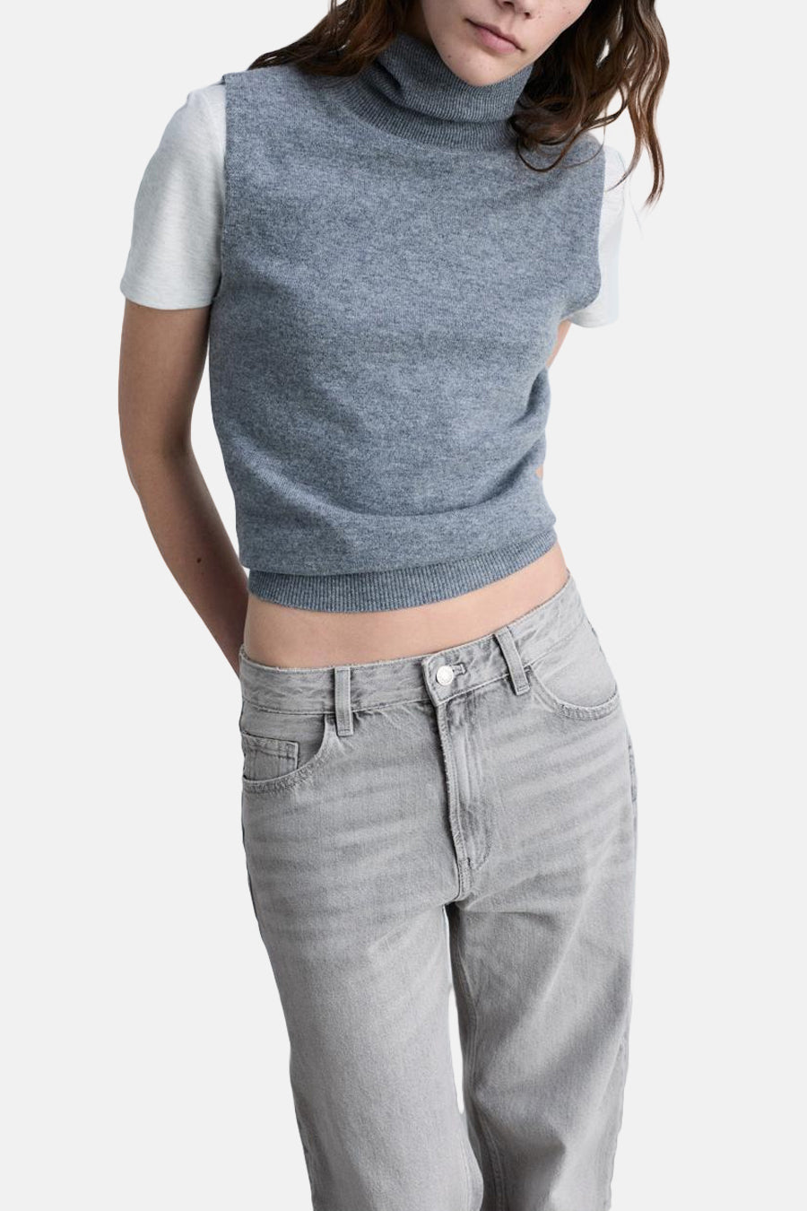 MIAMI MANGO - mid grey denim