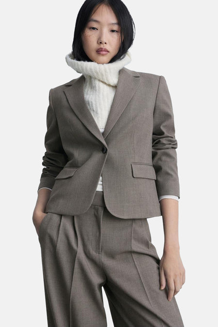 Pantalon de costume Brun - Mango