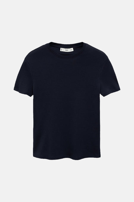T-shirt met korte mouwen - Donkerblauw