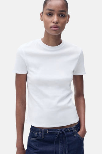 T-shirt met korte mouwen - wit