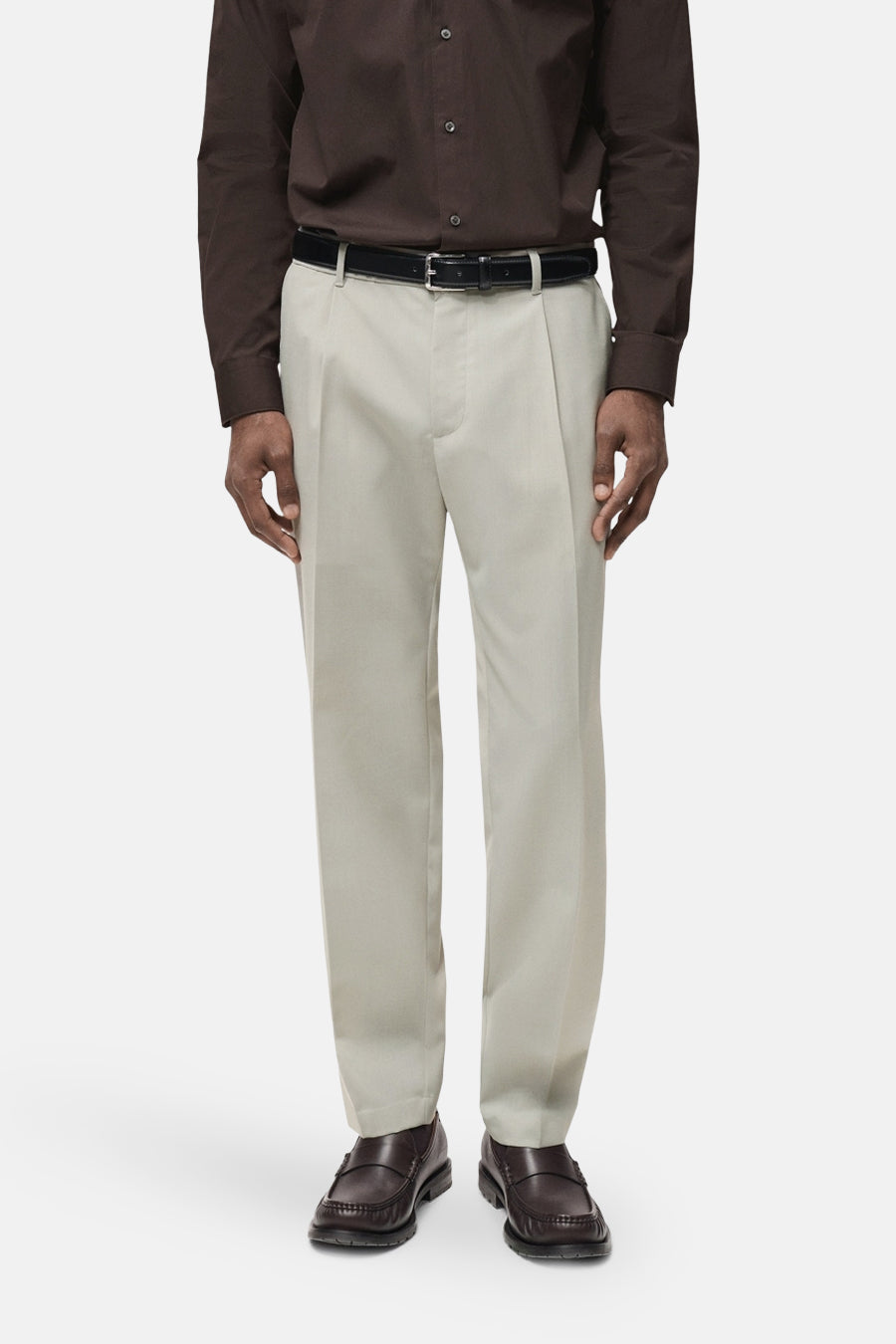 Kostuumbroek - Grijs - MANGO