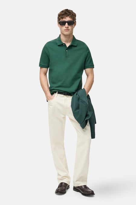 Polo met korte mouwen - groen