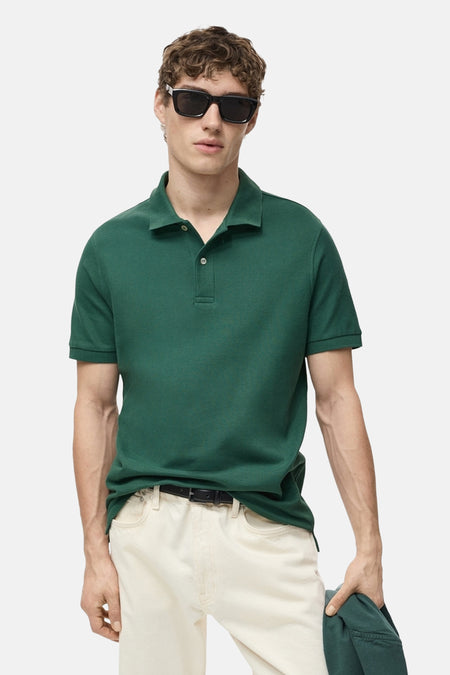 Polo met korte mouwen - groen