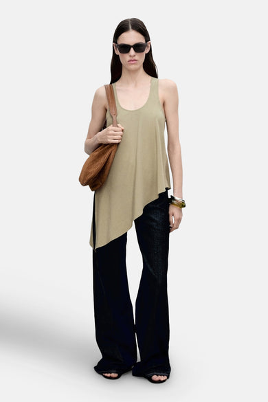Blouse (zonder mouwen) Groen - Mango