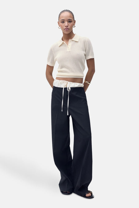 Polo met korte mouwen - Beige