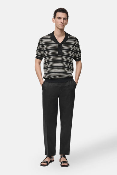 Polo à manches courtes - Noir