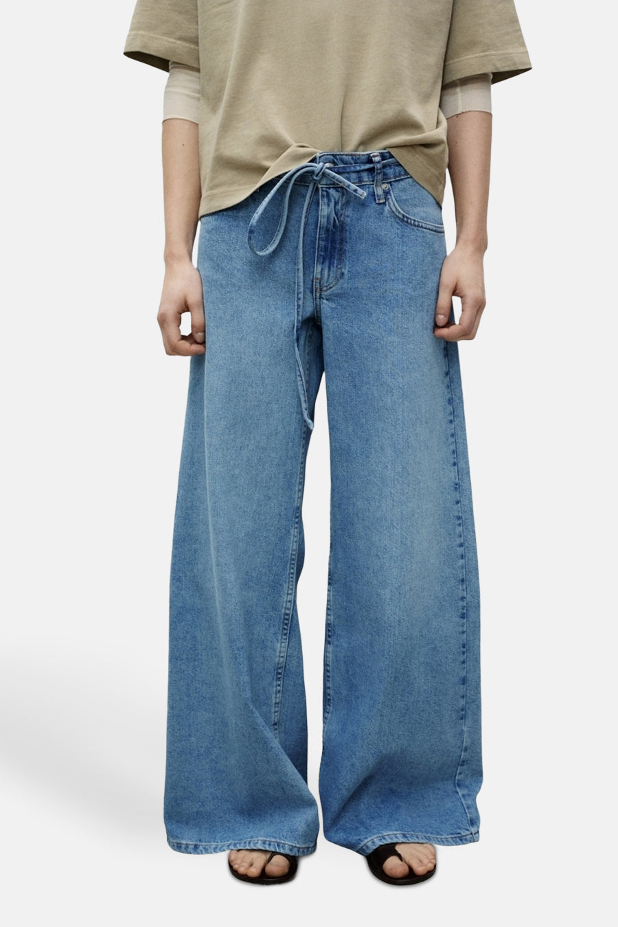 OLIVIA - light blue denim - MANGO