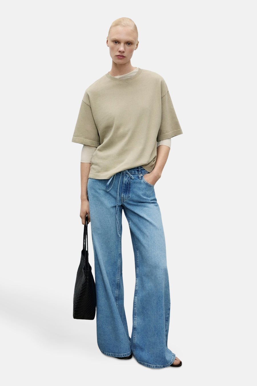 OLIVIA - light blue denim - MANGO