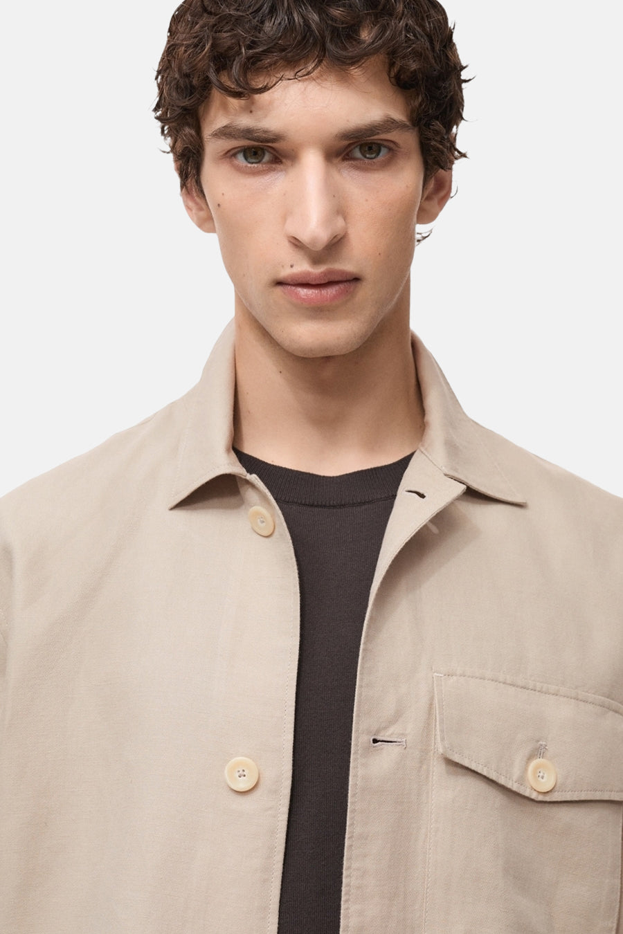 Korte jas - ecru - MANGO