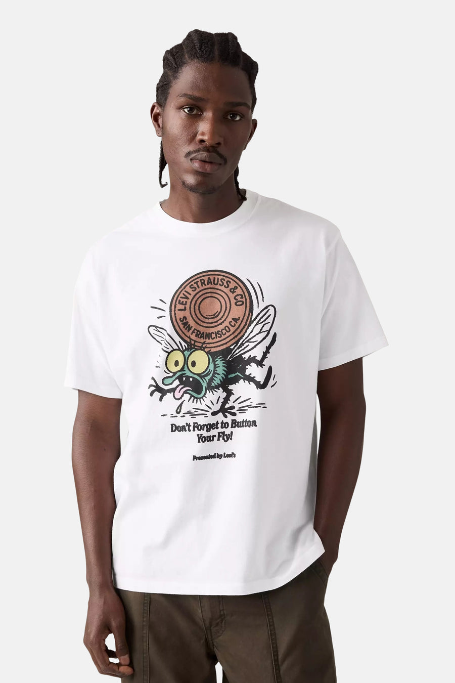 T-shirt met korte mouwen - wit