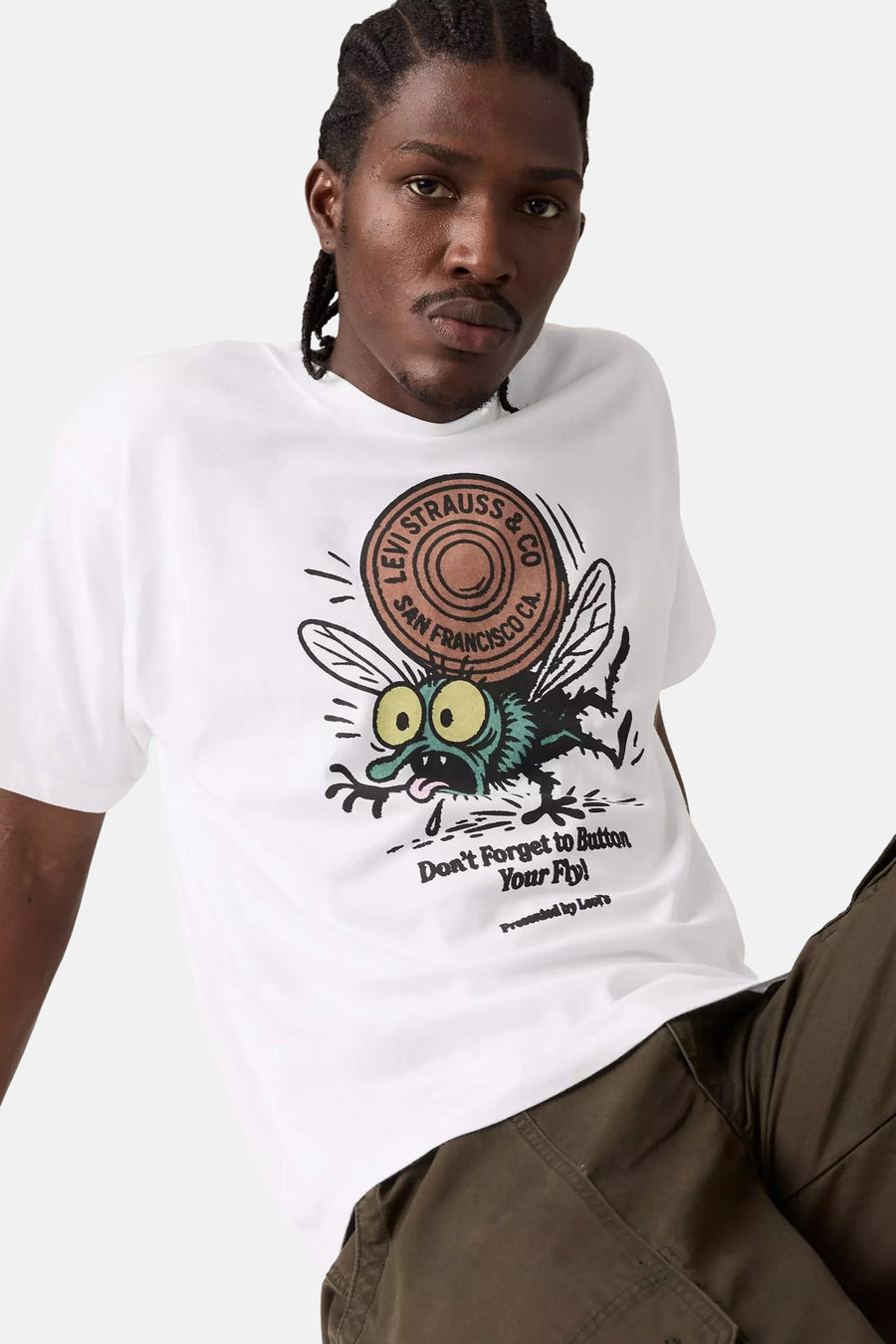 T-shirt met korte mouwen - wit