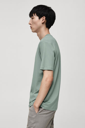 T-shirt met korte mouwen - groen - MANGO