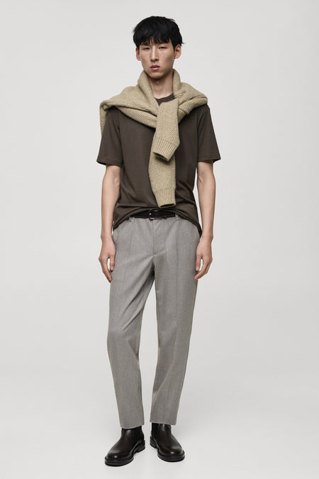 T-shirt (korte mouwen) Zwart - Mango