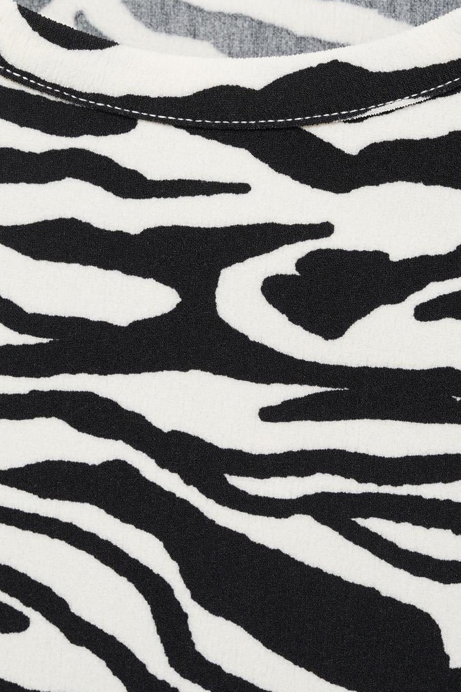 T-shirt à manches courtes - Noir - MANGO