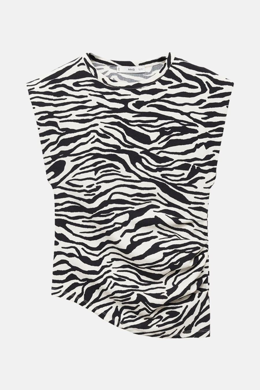 T-shirt à manches courtes - Noir - MANGO