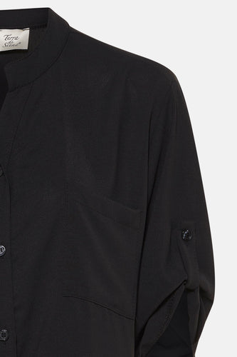 Chemise à manches courtes - noir - Terra di Siena