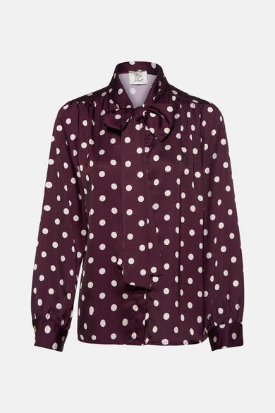 Blouse (lange mouwen) rood - Terra di Siena