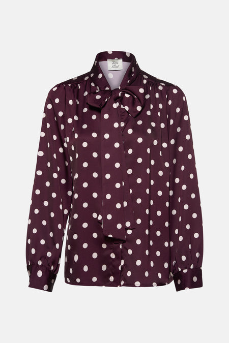 Blouse (lange mouwen) rood - Terra di Siena