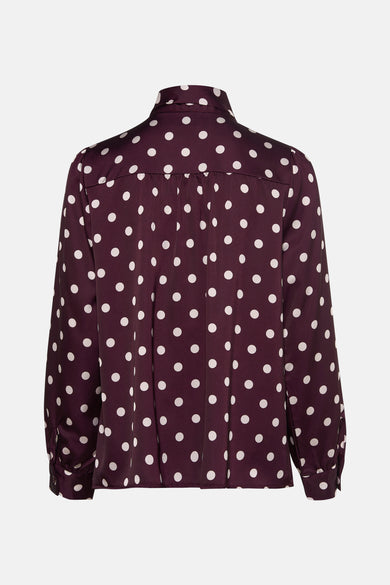 Blouse (lange mouwen) rood - Terra di Siena