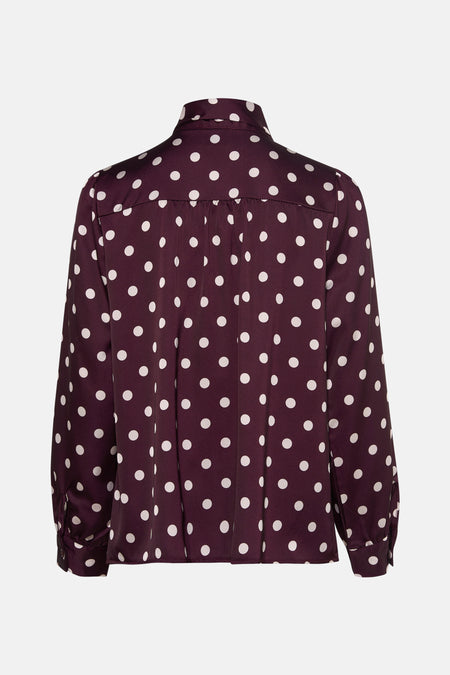 Blouse (lange mouwen) rood - Terra di Siena