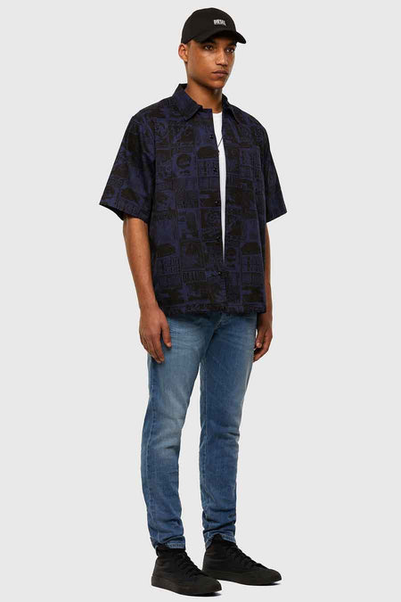 Tapered jeans - denim