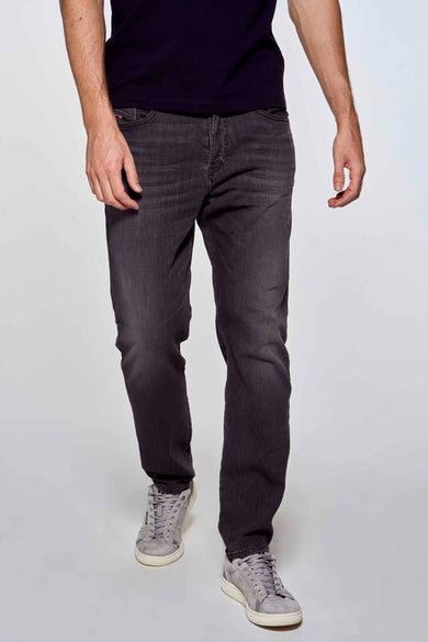 Jean &agrave; coupe carrot - bleu