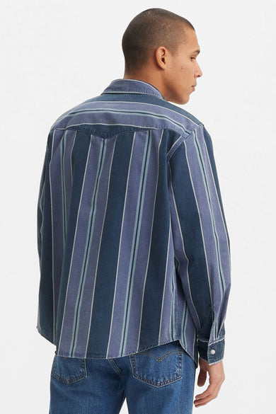 Chemise multicolore à longues manches de Levi's®, avec des rayures verticales.