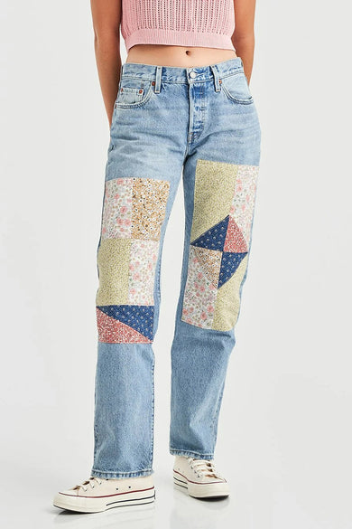 Straight jeans - light blue denim