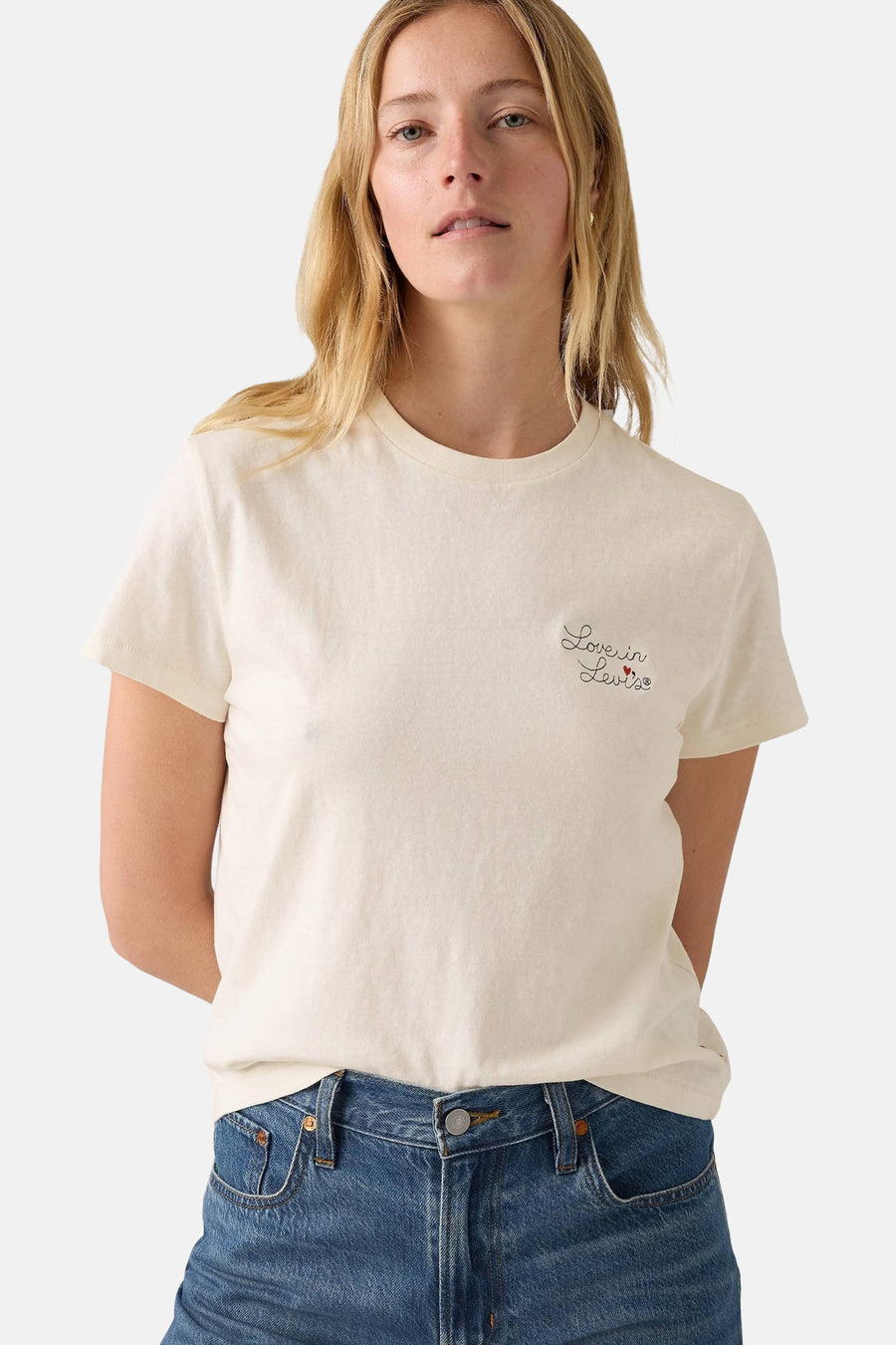 T-shirt met korte mouwen - Ecru - Levi's®